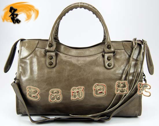 115748S  Balenciaga�C܇�� �������҆μ�� �M����Ƥ�r��Ů�� ����� �y��ɫ
