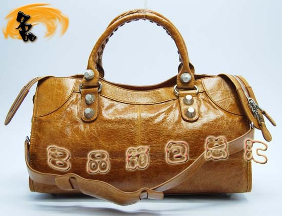 173082A  Balenciaga�C܇�� �������҆μ�� �M��ţƤ����Ů�� ����� �ɫ