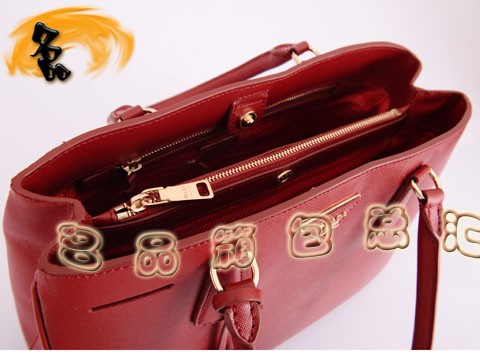 BN1874 Prada�μ�� �¿�r(sh��)��Ůʿ���e�� ʮ�ּy�M(j��n)��ţƤŮ�� �����_(d��)����� �tɫ