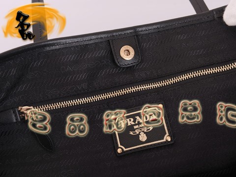 BR3924 普拉達單肩包 Prada休閑包 防水尼龍帆布女包 帆布包 黑色