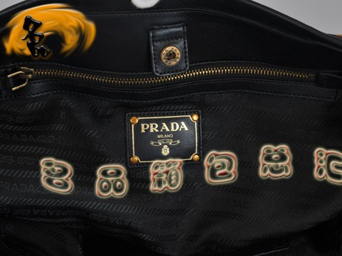 BR4290  �����_�μ�� Pradaб��� ��ˮ��������Ů�� ������ ��ɫ