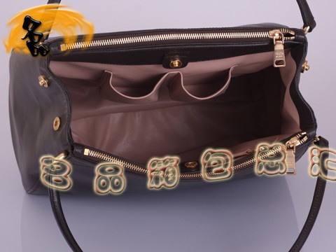 BR4401 Prada包 普拉達手提包 新款時尚女士休閑包 進口牛皮女包 啡色