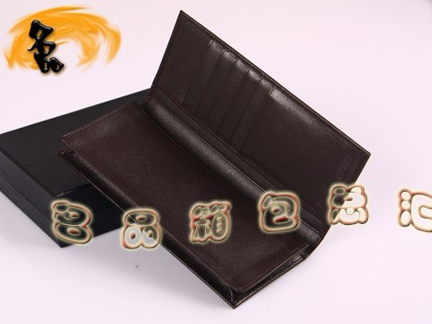 2M1113A Prada錢包 進口十字紋牛皮錢夾 普拉達男士長款錢包 Prada錢夾 啡色