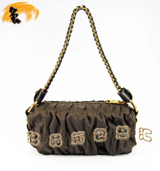 29210 普拉達(dá)最新款女包 Prada手拎包 Prada單肩包 原版一比一品質(zhì) 啡色