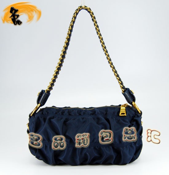 29210 Prada單肩包 Prada手拎包 普拉達最新款女包 原版一比一品質 藍色