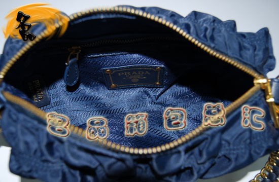 29210 Prada單肩包 Prada手拎包 普拉達最新款女包 原版一比一品質 藍色