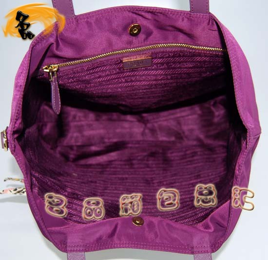 89277 Prada女包 Prada休閑女包 普拉達手提包 最新款單肩包 紫色