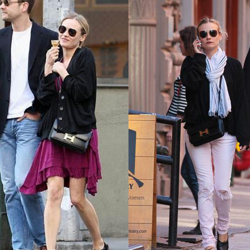 020 愛馬仕 新款H扣單肩包 經(jīng)典款兩用女包 Hermes Constancec系列 黑色復(fù)古斜挎包