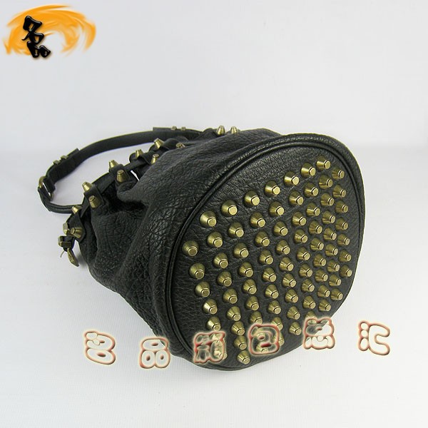 63462 水桶包 Alexander Wang最新款女士單肩包 斜挎包 亞利山大王女包 黑色