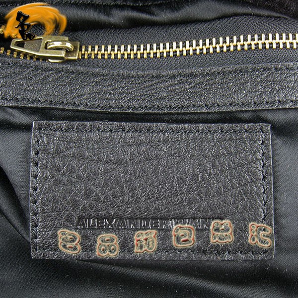 63462 水桶包 Alexander Wang最新款女士單肩包 斜挎包 亞利山大王女包 黑色