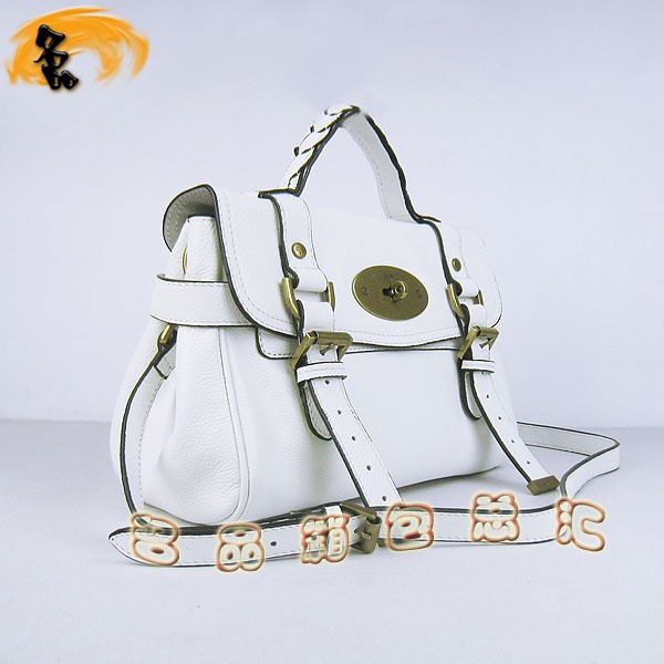 1880 瑪百莉 手提包 Mulberry斜挎包 Mulberry新款時尚女包 白色