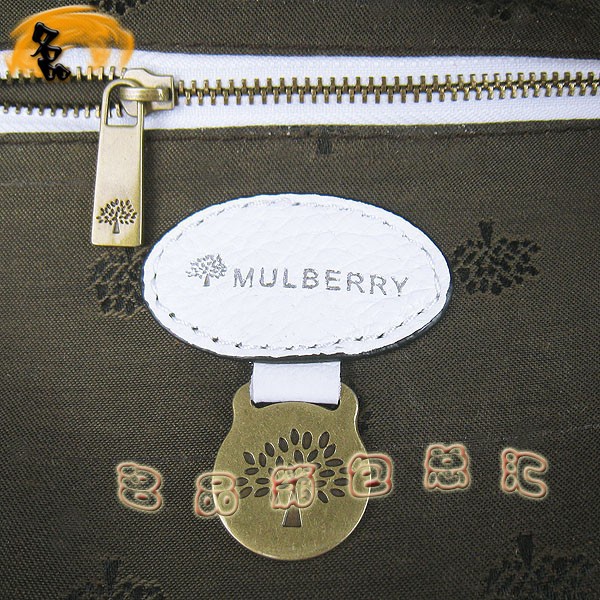1880 瑪百莉 手提包 Mulberry斜挎包 Mulberry新款時尚女包 白色