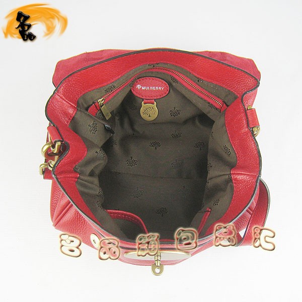 1880 手提包 Mulberry新款時尚女包 Mulberry斜挎包 瑪百莉 紅色