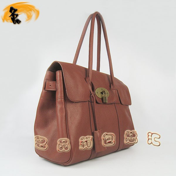 7803 Mulberry單肩包 瑪百莉 Mulberry新款時尚女包 深駝色