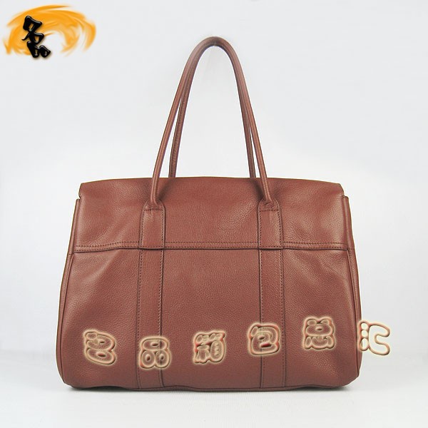 7803 Mulberry單肩包 瑪百莉 Mulberry新款時尚女包 深駝色