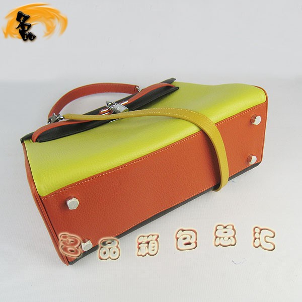 6108 �P��� HermesŮ�� ����� ���R��б��� Hermes Kelly Bag ��ɫ��֦�y �ڳȾGɫ���