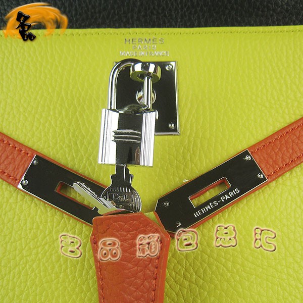 6108 �P��� HermesŮ�� ����� ���R��б��� Hermes Kelly Bag ��ɫ��֦�y �ڳȾGɫ���