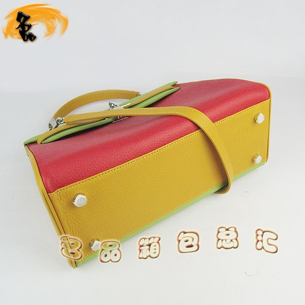6108 �P��� HermesŮ�� ����� ���R��б��� Hermes Kelly Bag ��ɫ��֦�y �t�G�Sɫ�y��