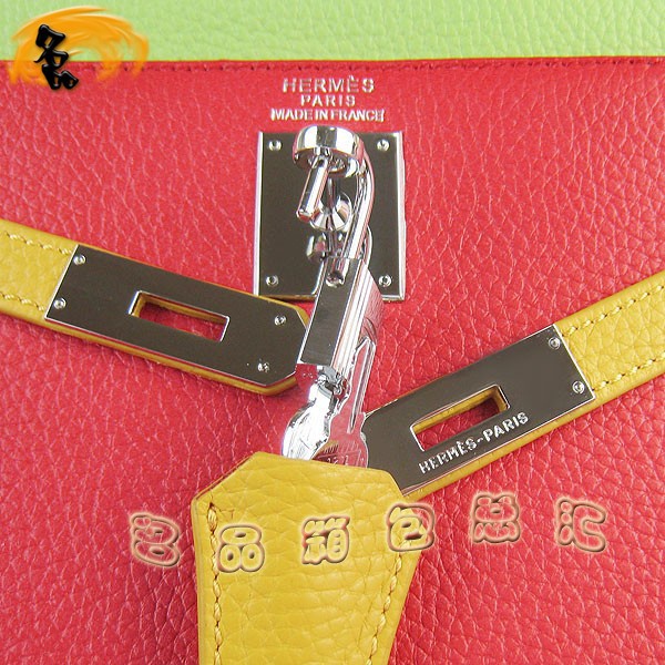 6108 �P��� HermesŮ�� ����� ���R��б��� Hermes Kelly Bag ��ɫ��֦�y �t�G�Sɫ�y��