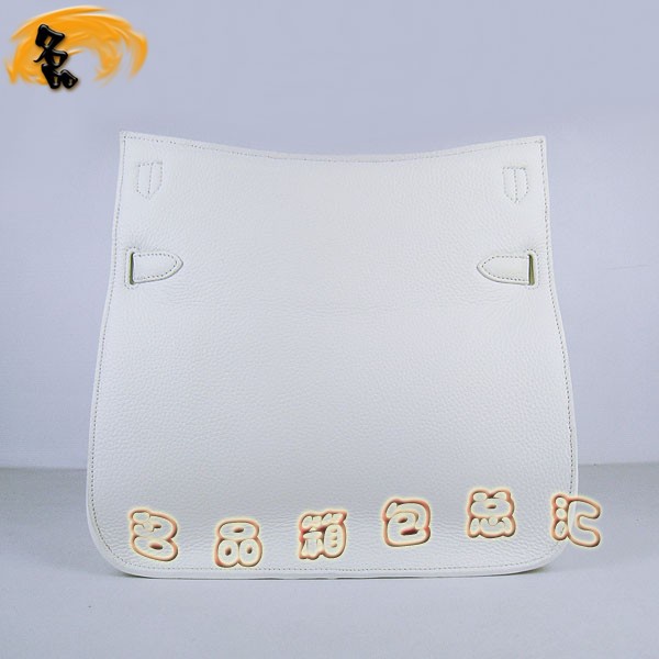 6508 愛馬仕女包 吉普賽系列 Hermes斜挎包 愛馬仕最新款Jypsiere Bag 白色金扣