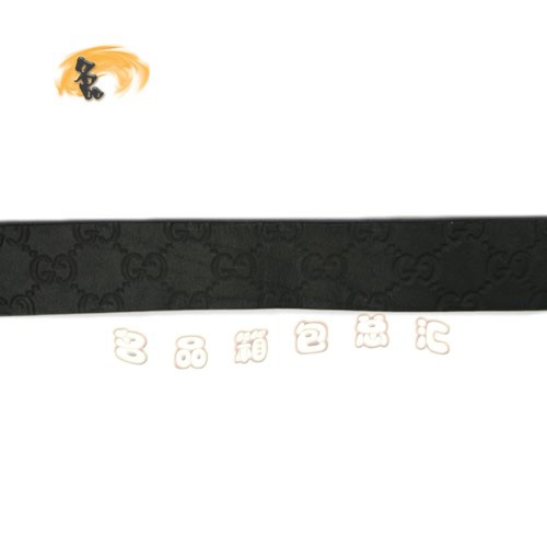201791 Gucci皮帶 經(jīng)典款Gucci時(shí)尚牛皮雙G壓花女士皮帶 古奇皮帶 Gucci腰帶 黑色