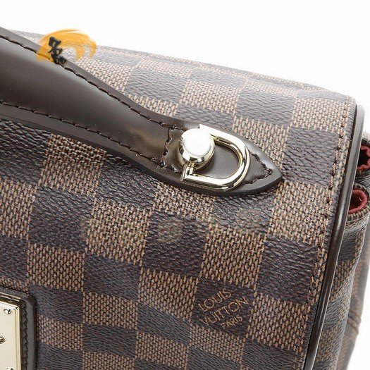 N41168 LV最新款女士斜挎包 LV棋盤格系列 LV女士包包 LV Bergamo女包 小號