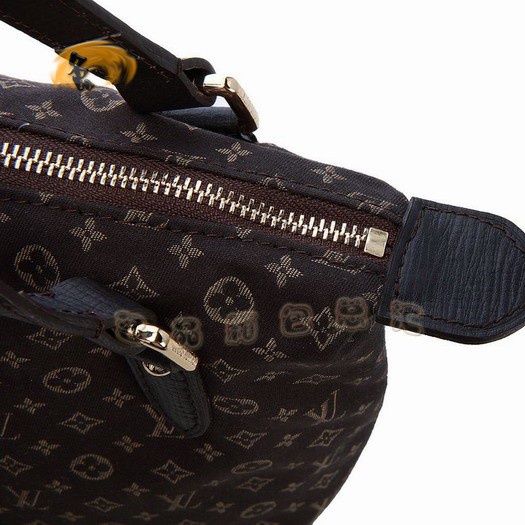 M40573 LV最新款 經(jīng)典LV小花布女士單肩包 LV帆布包 LV Ballade女包 咖啡色