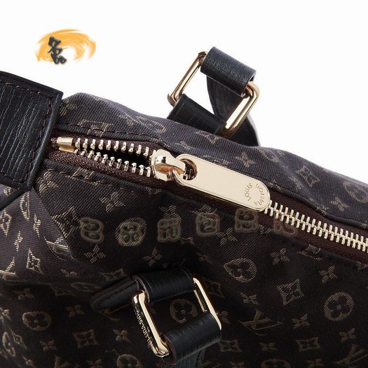 M40573 LV最新款 經(jīng)典LV小花布女士單肩包 LV帆布包 LV Ballade女包 咖啡色