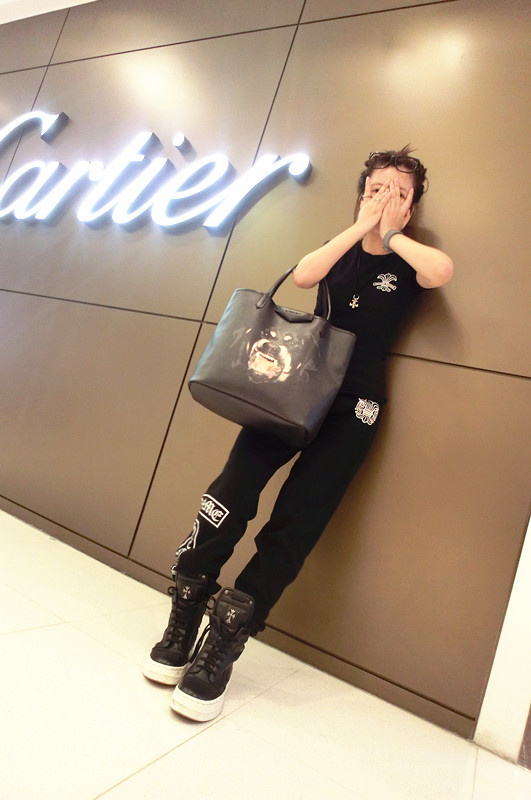 2012限量款 Givenchy 紀梵希羅威納惡犬狗頭包 單肩包 配化妝包 紀梵希狗頭包