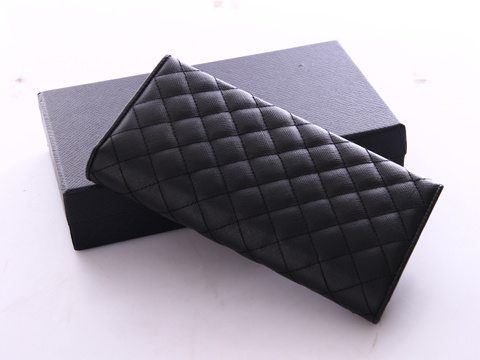 1M1132 Prada錢包 Prada最新款女士錢包 Prada格子車線錢包 普拉達錢夾 黑色