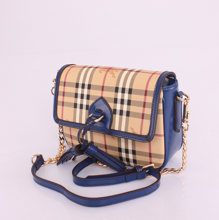 Burberry巴寶莉新款女包單肩斜跨 5001010淺藍