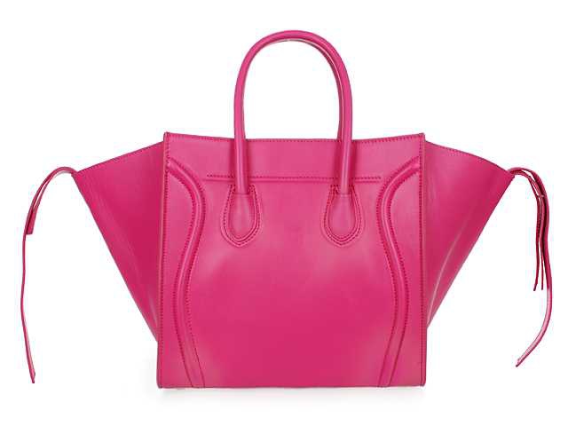 Celine女包 賽琳幻影蝙蝠包 單肩包 CL11506玫紅