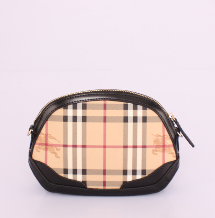 Burberry巴寶莉新款女包 2451黑皮