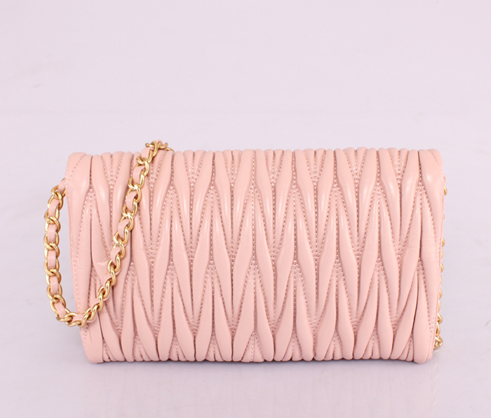 MIUMIU繆繆新款女包 81204淺粉