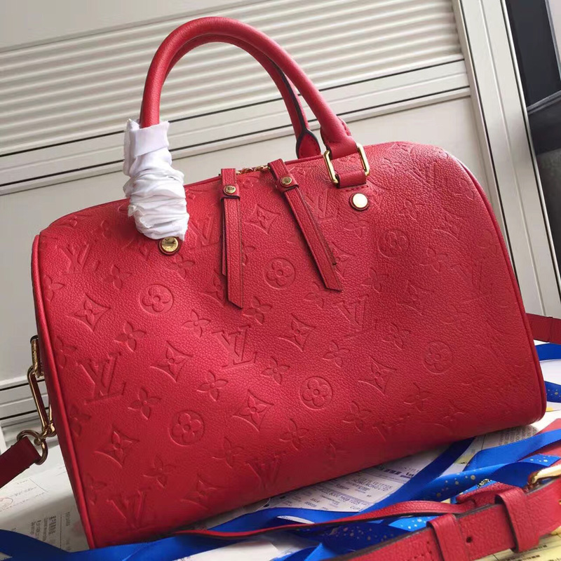 M40758 LV EMPREINTE SPEEDY 25 手袋(配肩帶)紅色
