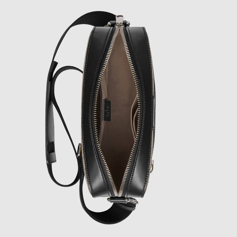 473878 Gucci Supreme高級人造革扁平郵差包 Gucci男士斜挎包