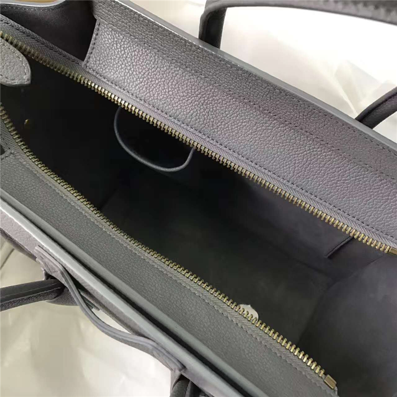 2017賽琳 celine笑臉包 囧臉包真皮女包 頭層牛皮 翅膀手提包 黑色