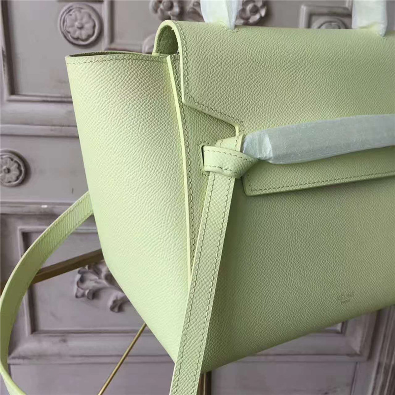 Celine賽琳 2017新款 Celine鯰魚包 光滑牛皮 流蘇裝飾鯰魚手提包 黃色