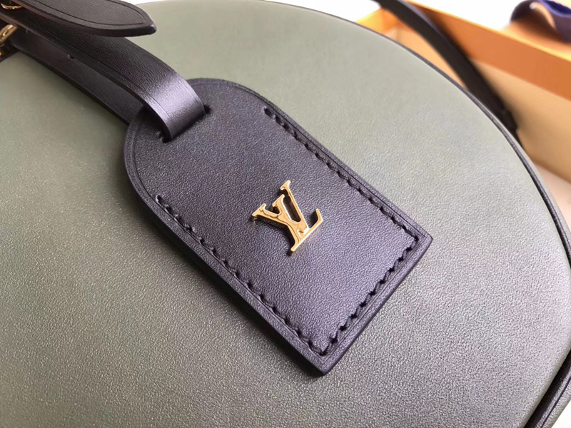 M43510 LV Petite Boite Chapeau 手袋 LV全皮女包 LV小圓包 綠配白