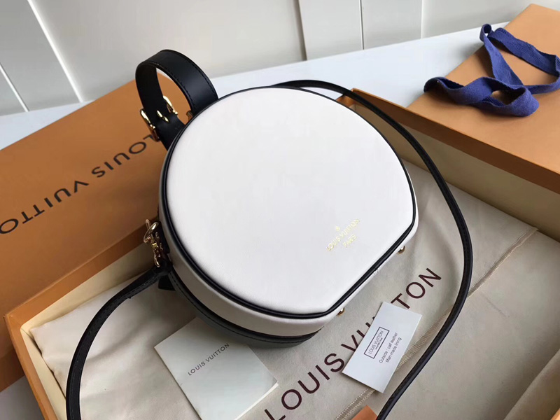 M43510 LV Petite Boite Chapeau 手袋 LV全皮女包 LV小圓包 綠配白