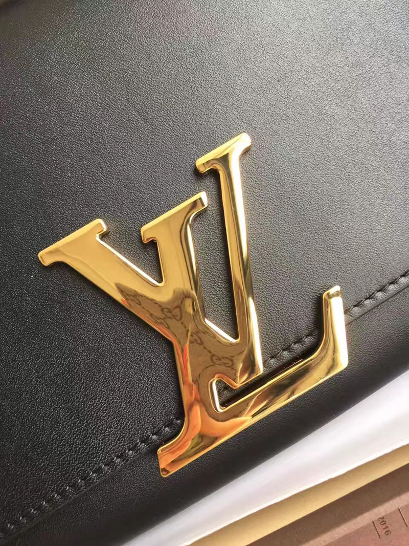 M94335 LV 路易威登 CHAIN LOUISE 手包 新款女士單肩包 黑色