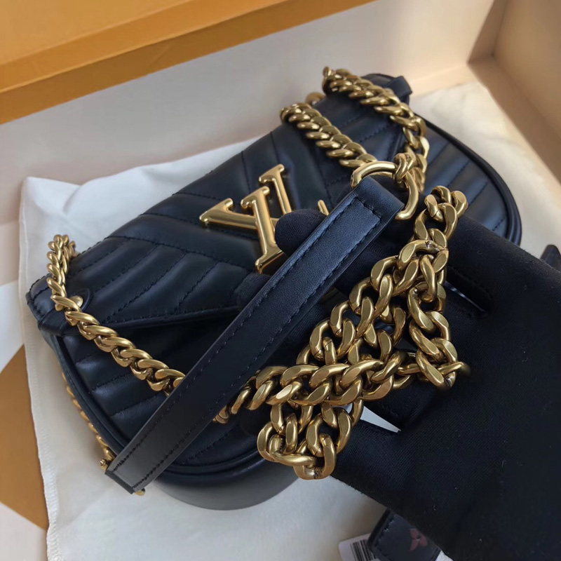 M51683 LV New Wave 小號手袋 LV女包 LV2018官網限定款女包 LV肩背斜挎包 黑色