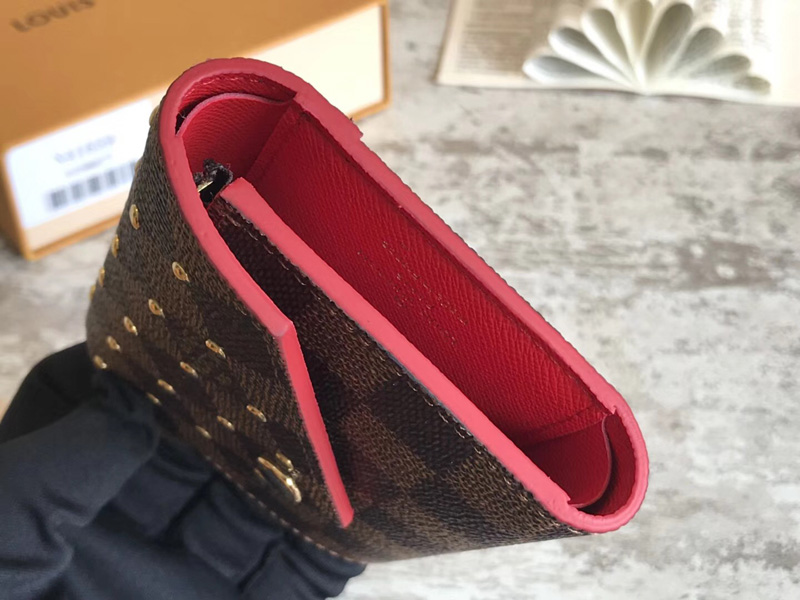 N61013 LV Victorine 錢夾 LV Damier Ebene帆布柳釘錢夾 LV豆豆三折錢夾 LV錢包