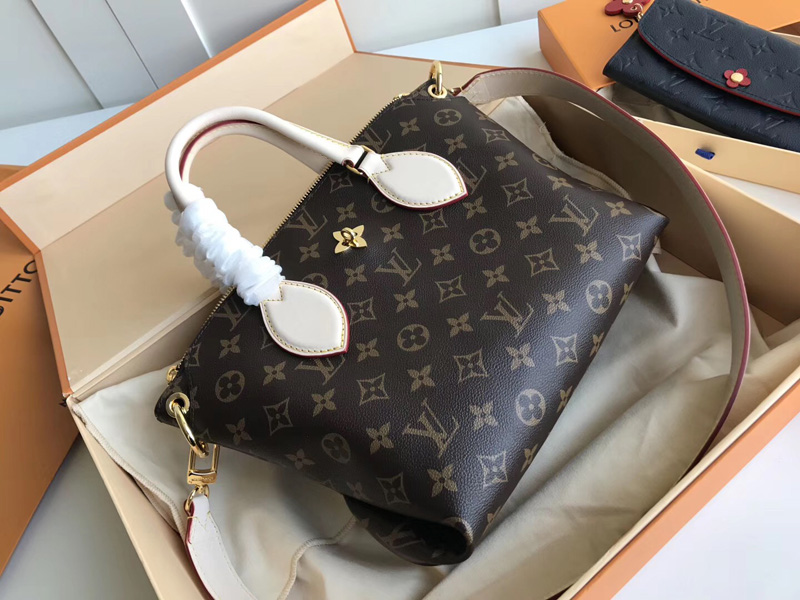 M44359 LV Flower BB 拉鏈 Tote 手袋 LV女包 單肩手提包