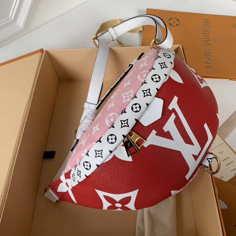 M44575 LV2019 夏季款腰包 Monogram 帆布花紋 LV腰包 LV女士腰包