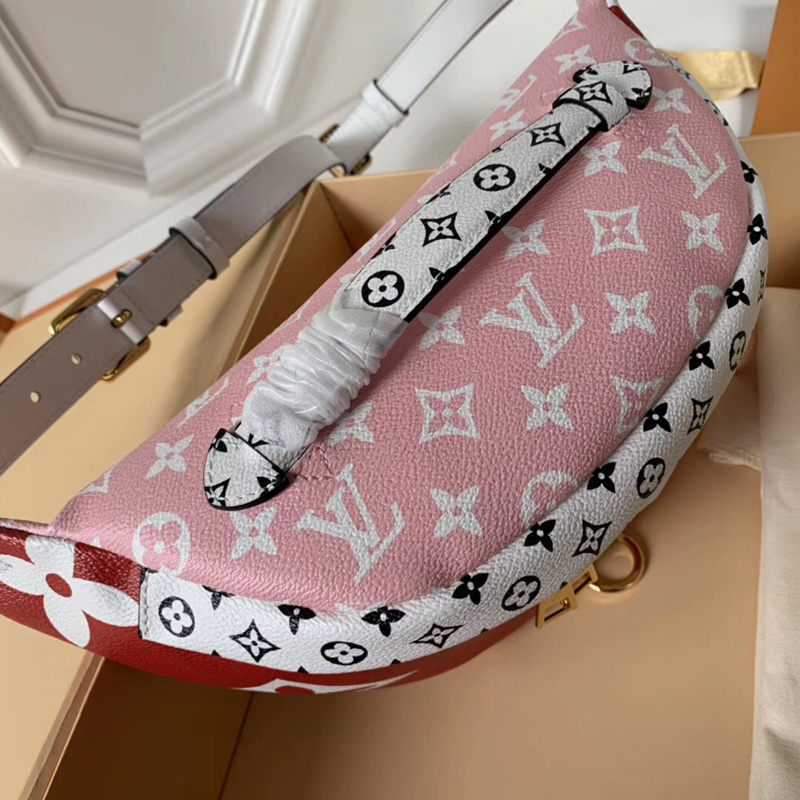 M44575 LV2019 夏季款腰包 Monogram 帆布花紋 LV腰包 LV女士腰包