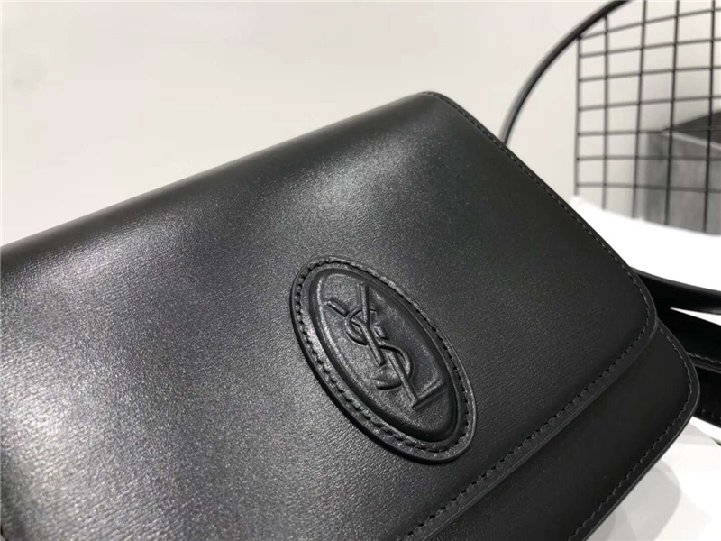 568569 YSL馬鞍包 小號 磨面皮 圣羅蘭box包 YSL肩包 黑色