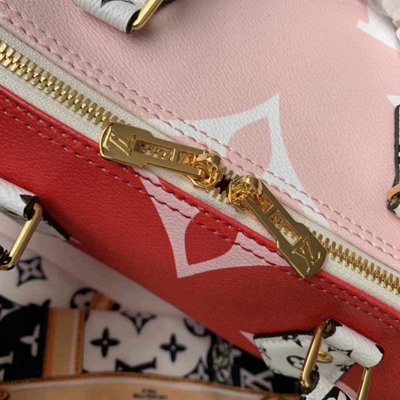 M44573 LV SPEEDY BANDOULIERE 30 手袋 2019新款 LV枕頭包 紅色