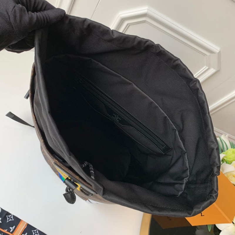 M44615 LV CHALK 雙肩包 Monogram老花1854印花圖案 LV雙肩包 LV背包