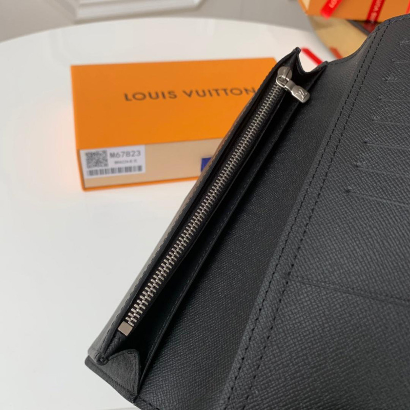 M67823 LV BRAZZA 錢夾 Monogram 帆布錢包 LV西裝夾 老花